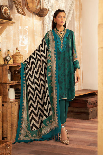 Maria B MPT-1202-B Mprints Winter Collection 2021